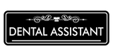 Signs ByLITA Standard Dental Assistant Tooth Graphic Dentist Office Decor Wall or Door Sign