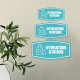 Fancy Plus Hydration Station Wall or Door Sign | Business & Public Signage