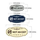 Victorian NOT an EXIT (Running Man) Wall or Door Sign