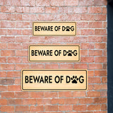 Standard Plus Beware of Dog Wall or Door Sign | Home Decor