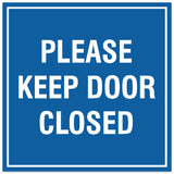 Signs ByLITA Square Please Keep Door Closed Sign - Easy Installation | Durable Material