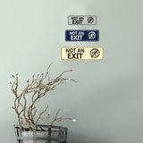 Standard NOT an EXIT (Stick Man) Wall or Door Sign