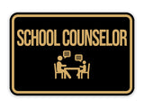 Classic Framed School Counselor Wall or Door Sign