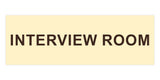 Basic Interview Room Wall or Door Sign