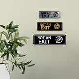 Standard NOT an EXIT (Stick Man) Wall or Door Sign