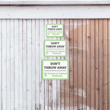 Classic Framed Plus Don’t Throw Away Unused or Expired Medicines Door or Wall Sign | Waste Disposal Etiquette