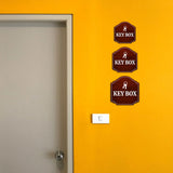 Heritage Plus Key Box Wall or Door Sign | Public Spaces Signage
