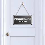 Procedure Room 5x10 Hanging Plus Wall or Door Sign | Office Decor