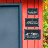Classic Framed Plus Attention: Leased Hunting Grounds – Respect or Regret Door or Wall Sign | Hunting & Outdoor Decor