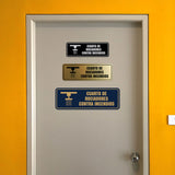 Signs ByLITA Standard Cuarto de Rociadores contra incendios Wall or Door Sign | Spanish Fire Safety Signs