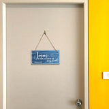 Jesus Is The Anchor Of My Soul Hebrews 6:19 5x10 Hanging Plus Wall or Door Sign | Religious Home Decor