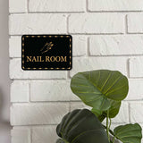 Classic Framed Plus Nail Room — Wall or Door Sign | Treatment Room - Sign