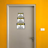 Classic Framed Plus Swimming Prohibited Door or Wall Sign | Miscellaneous Warning Signs - Industrial & Construction