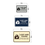 Signs ByLITA Classic Framed Lost and Found Report Lost Items at the Front Desk Wall or Door Sign