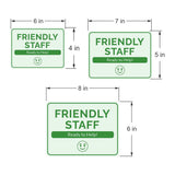 Classic Framed Plus Friendly Staff Ready to Help! Door or Wall Sign | Medical Facility Greeting & Reception