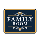 Classic Framed Plus Family Room — Wall or Door Sign | Funeral and Memorial Services - Room & Area - Sign