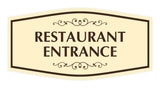 Signs ByLITA Fancy Restaurant Entrance Wall or Door Sign