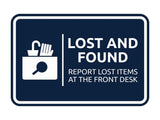 Signs ByLITA Classic Framed Lost and Found Report Lost Items at the Front Desk Wall or Door Sign