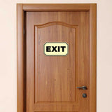 Notched Standard Exit Wall or Door Sign | Warning/Safety/Precaution