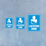 Portrait Round Plus Lactation Room Wall or Door Sign | Baby Rooms Signage