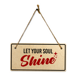 Home Decor 5x10 Hanging Plus Wall or Door Sign | Home Decor Inspirational Signs