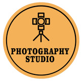 Circle Plus Photography Studio Wall or Door Sign | Easy Installation | Business & Studio Signage