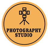 Circle Plus Photography Studio Wall or Door Sign | Easy Installation | Business & Studio Signage