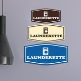 Fancy Launderette Wall or Door Sign
