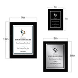 Bouldering & Rock Climbing Customizable Black Frame Wooden Award Plaque | Easel Mount Option | Achievement and Recognition Personalizable Plaques