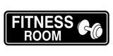 Standard Fitness Room Wall or Door Sign