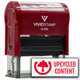 All Quality Upcycled Content Self-Inking Rubber Stamp