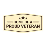 Signs ByLITA Fancy Home of a Proud Veteran Easy Installation | Honor Veterans with Military Signs | US Pride | Businesses and Homes Wall or Door Sign