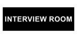 Basic Interview Room Wall or Door Sign