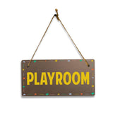 Signs ByLITA Home Room Signs 5x10 Hanging Plus Wall or Door Sign | Home Room Signage Décor