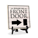Please Use Front Door (Right Arrow) 5