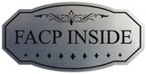 Signs ByLITA Victorian FACP Inside Wall or Door Sign - Easy Installation | Durable Wall or Door