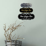 Signs ByLITA Designer Hot Coffee Bar Wall or Door Sign