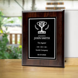 Better Luck Next Time Novelty Funny Customizable Award Plaque |Easel Mount Option | Funny Parody Achievement Personalizable Plaques