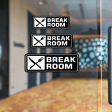 Standard Plus Break Room Wall or Door Sign | Office Public Signage