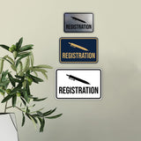 Classic Framed Registration Wall or Door Sign