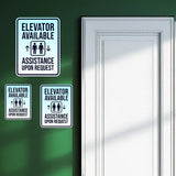Portrait Round Plus Wheelchair Accessible Entrance Wall or Door Sign | General Kitchen and Food-related