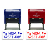 All Quality Wow, Great Job! Self-Inking Rubber Stamp Motivational Teacher Stamps | Homework And Grading | Classroom Supplies