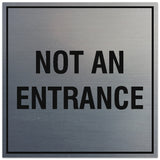 Signs ByLITA Square Not an Entrance Sign - Easy Installation | Durable Material