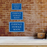 Classic Framed Plus Evidence Storage Room Door or Wall Sign | Court Rooms