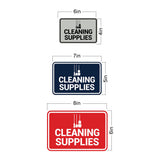 Signs ByLITA Classic Framed Cleaning Supplies Wall or Door Sign