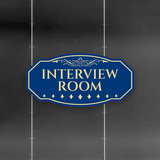 Victorian Plus Interview Room Wall or Door Sign | Legal and Courtroom Decoration