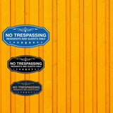 Victorian No Trespassing Residents and Guests Only Wall or Door Sign