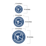 Circle Plus Children Must Be Supervised Wall or Door Sign | Safety Signs For Babies and Toddlers Daycare