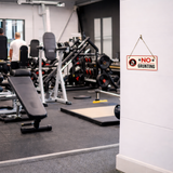 Weights & GYM Etiquette Signs - 5 x 10" Hanging Signs