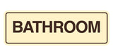 Signs ByLITA Standard Bathroom Wall or Door Sign | Easy Installation | Office & Home Restroom Signage